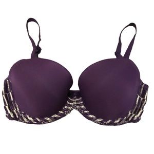 Wacoal | RARE Purple & Silver La Femme Contour T-Shirt Bra